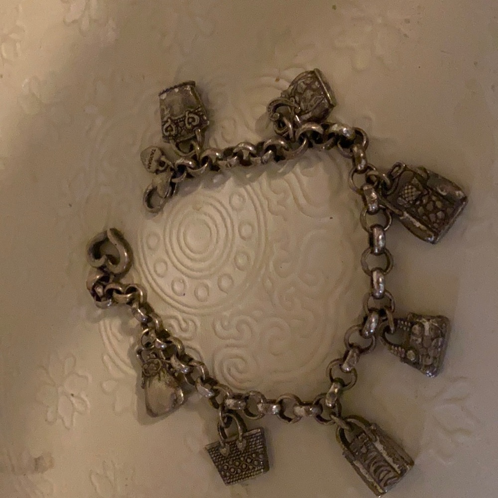 Tarnished charm bracelet